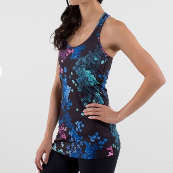 lululemon athletica Tops - {Lululemon} Cool Racerback Tank Pop Petal Size 6